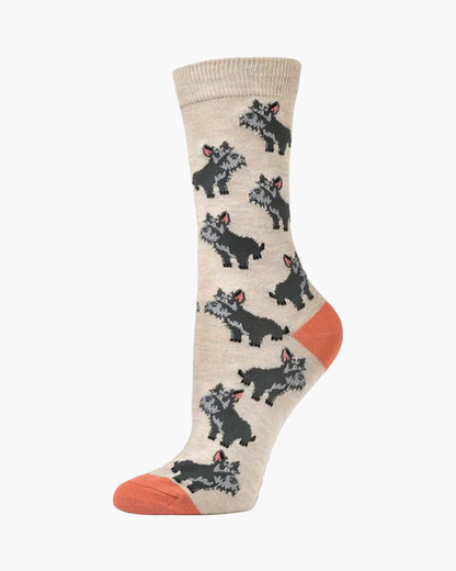BAMBOOZLD SOCKS SCOTTIE DOGS SIZE 2-8