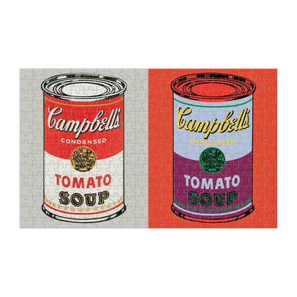 ANDY WARHOL SOUP CAN LENTICULAR PUZZLE 300 PC