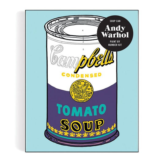 ANDY WARHOL SOUP PAINT BY NUMBER KIT