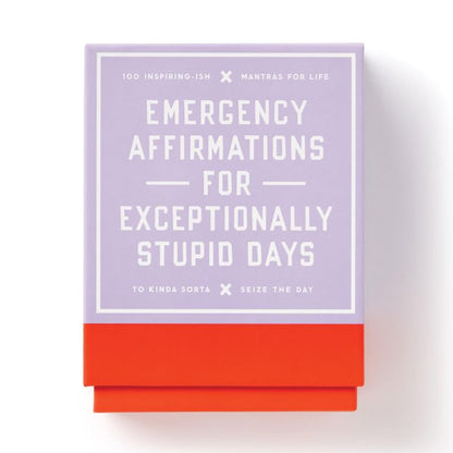 BRASS MONKEY EMERGENCY AFFIRMATIONS