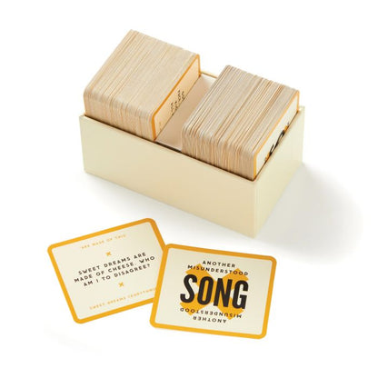 BRASS MONKEY MISUNDERSTOOD SONGS GAME