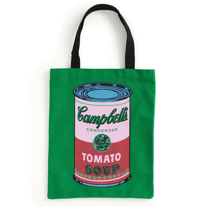 ANDY WARHOL SOUP CAN TOTE BAG SHOPPER