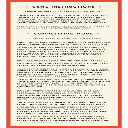 BRASS MONKEY OVERRATED/UNDERRATED SOCIAL GAME