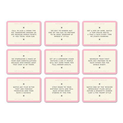 BRASS MONKEY DATE NIGHT CHALLENGES