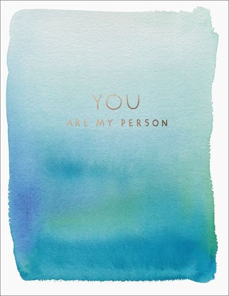 E FRANCES CARD YOU ARE MY PERSON