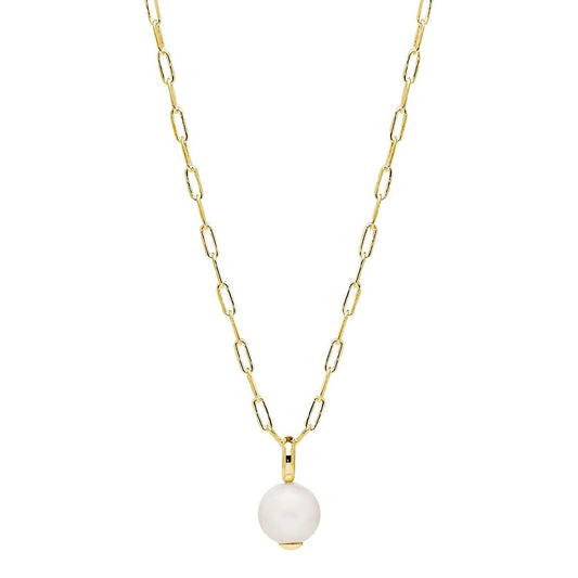 NAJO FRESHWATER PEARL PENDANT ON GOLD PLATED 42CM CHAIN