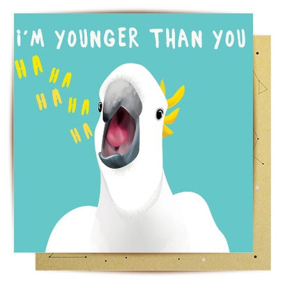 LALA CARD YOUNGER COCKATOO