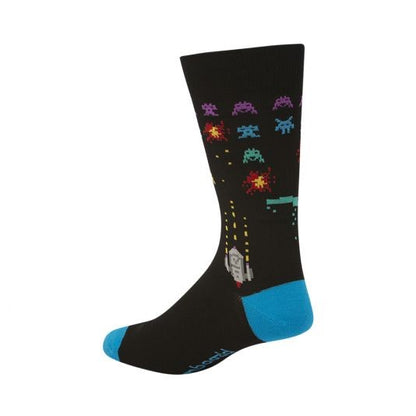 BAMBOOZLD SOCKS SPACE INVADERS SIZE 7-11